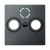 SE Merten SM Антрацит Накладка розетки TV-FM/TV-FM-SAT