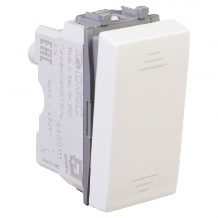 DKC Avanti Белое облако Переключатель 16А 1 модуль