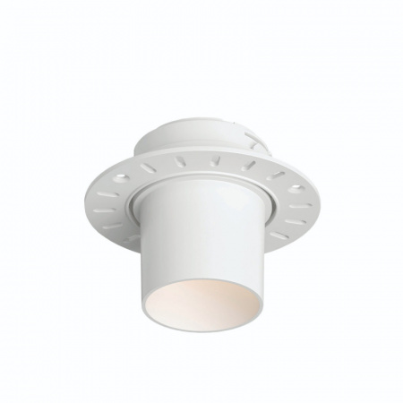 DK3057-WH Встраиваемый светильник под шпатлевку, IP20, до 15 Вт, LED, GU5,3, белый, пластик