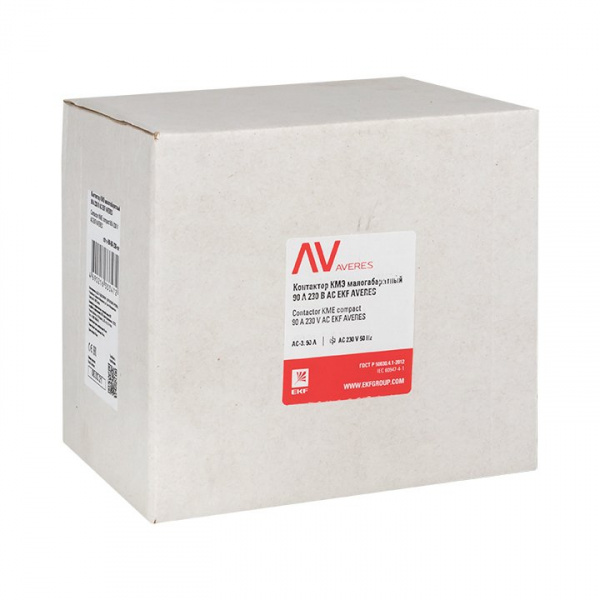 EKF Averes Контактор КМЭ 90А 400В АС