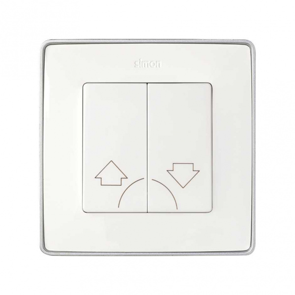 Simon 75 Мех Выключатель кнопочный сдвоенный (нормально-разомкнутый) 10АХ 250V