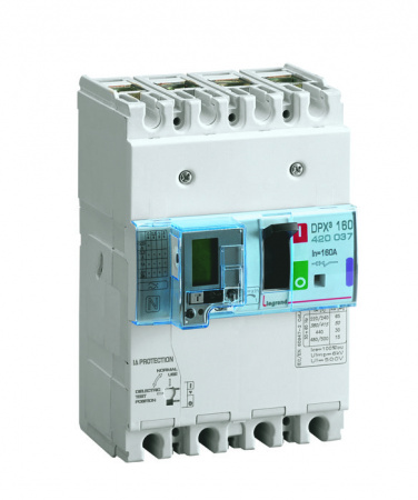 Legrand DPX3 160 Дифференциальный автоматический выключатель 4P 160А 16kA
