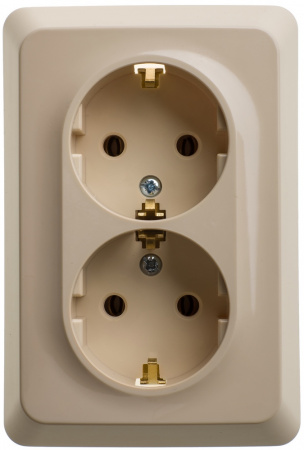 SE Этюд Крем Розетка 2-ая с/з без шторок 16А 250B