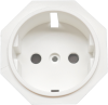 Donel Лицевая панель розетки Schuko с заземлением, белый, серия N96 Collect, DTP22033