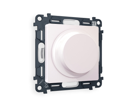 Комплект механизма светорегулятора универсального поворотно-нажимного ALFA MA205510 Жемчуг 25-600W/LED 5-300W QUANT