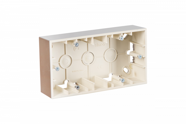 Simon 15 Шампань Коробка 2-ая для наружного монтажа Simon 15 Шампань Коробка 2-ая для наружного монтажа