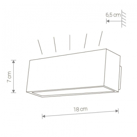 Уличный настенный светодиодный светильник Nowodvorski Unit Led 9122
