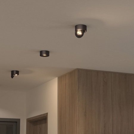 Накладной светодиодный светильник Glide черный жемчуг (25100/LED) 25100/LED Elektrostandard Glide a059330