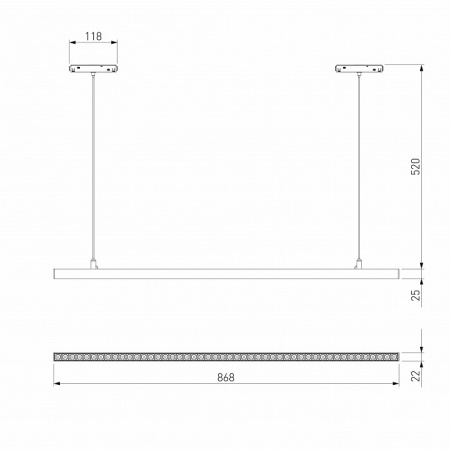 Slim Magnetic Трековый светильник 36W 4000K Vilo (чёрный) 85107/01 Elektrostandard Slim Magnetic a064805
