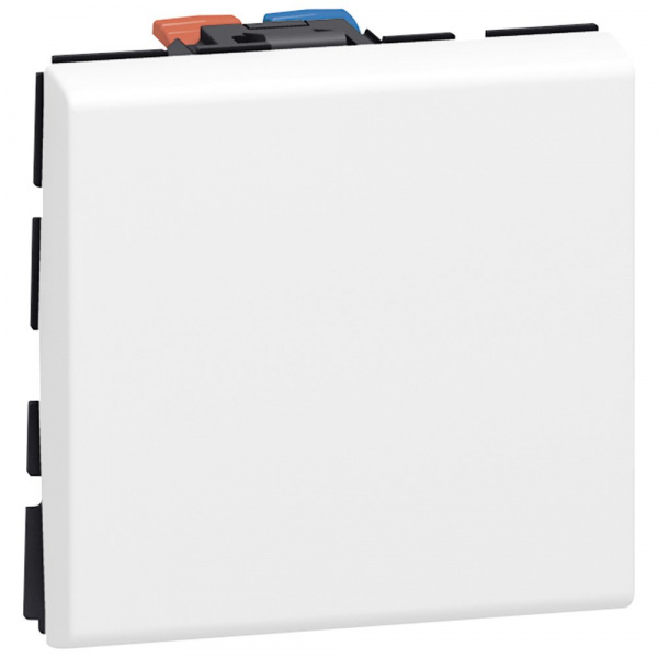 Legrand Mosaic Белый Кнопочный выключатель управления приводами 2 мод