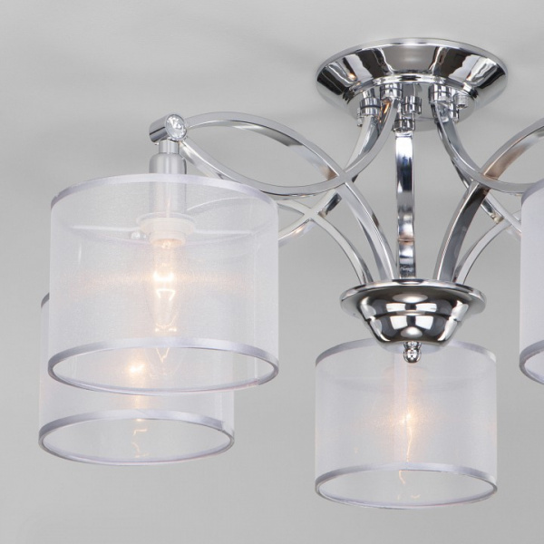 Умный потолочный светильник 60124/5 хром Eurosvet Fabiola Умный потолочный светильник 60124/5 хром Eurosvet Fabiola