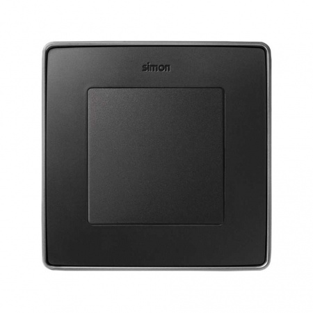 Simon 82 Detail Графит, основание алюминий Рамка 1-ая