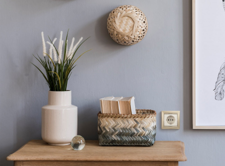 Legrand Valena Крем Розетка 1-ая с/з