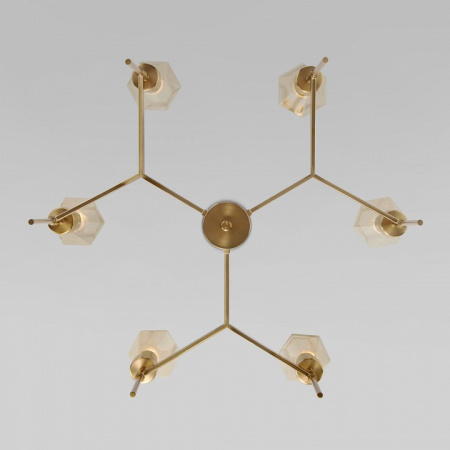 Потолочный светильник 60143/6 латунь Eurosvet Prism