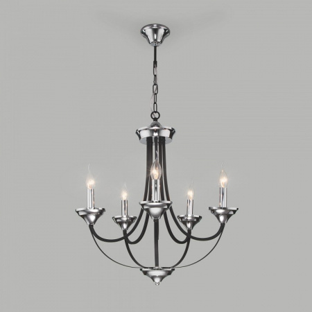 Подвесная люстра 60098/5 хром Eurosvet Lazzaro