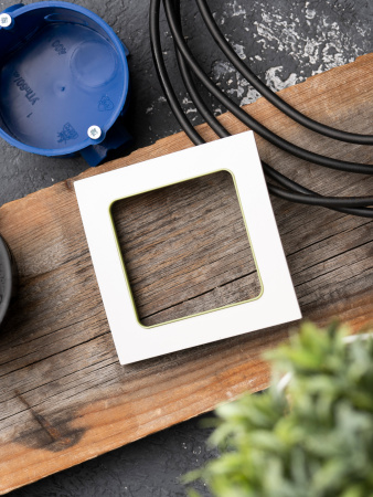 EKF PROxima Стокгольм Белый Линия зеленая Рамка 1-ая