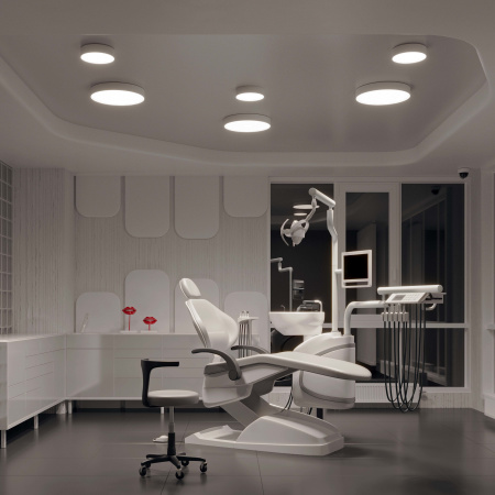 Arlight Светильник IM-RONDO-EMERGENCY-3H-R400-40W Warm3000 (BK, 120 deg, 230V) (IP40 Металл, 2 года)