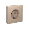 Systeme Electric ArtGallery Песочный Розетка с заземлением, 16А, механизм, быстрозажим. клем.
