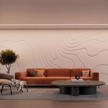 Arlight Профиль STRETCH-41-CEIL-CENTER-2000 WHITE (Алюминий)