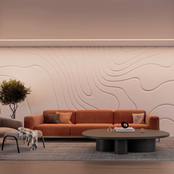 Arlight Профиль STRETCH-41-CEIL-CENTER-2000 WHITE (Алюминий)