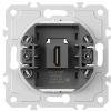 Donel Механизм HDMI 2.0a, черный, разъем Type A 180° 4K Full HD @ 60 Hz 3D, HDR, серия DB, DB20200