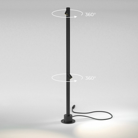 Светильник садово-парковый светодиодный Rone черный 35175/F черный Elektrostandard Rone a066698
