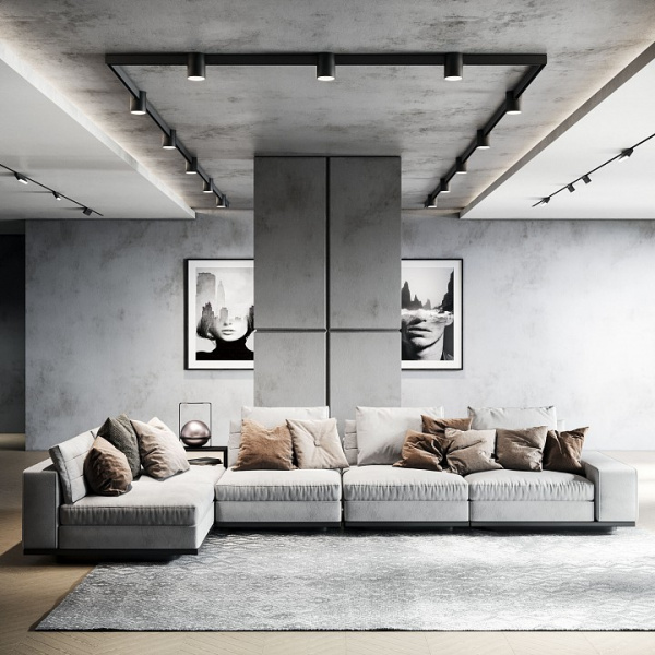 Slim Magnetic Трековый светильник 12W 4200K Solo (чёрный) 85054/01 Elektrostandard Slim Magnetic a063496