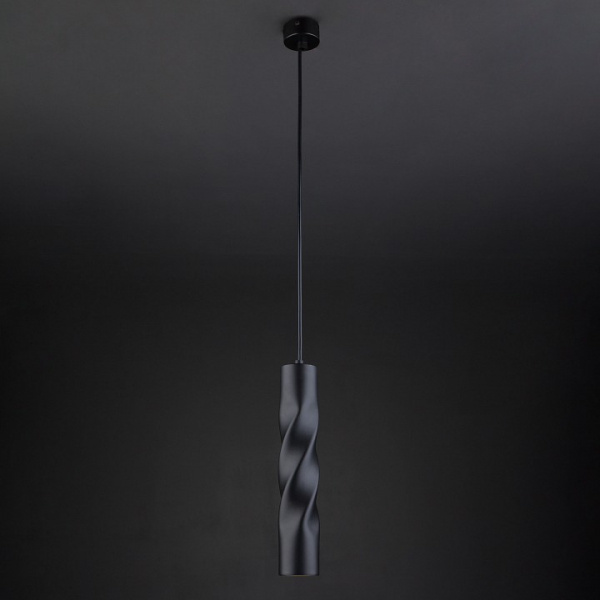 Подвесной светильник 50136/1 LED черный Eurosvet Scroll