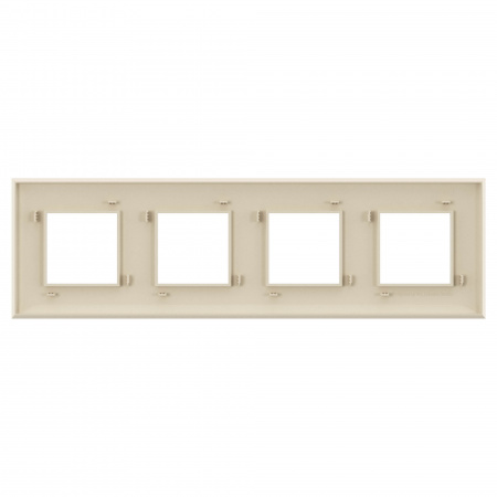 DKC Avanti Ванильная дымка Рамка 8 модулей
