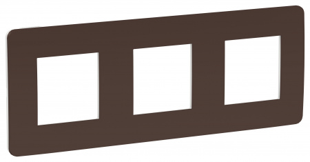 SE Unica Studio Шоколад/Белая Рамка 3-ная