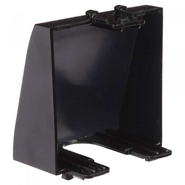 DKC Avanti Черный квадрат Вывод кабеля 2 модуля