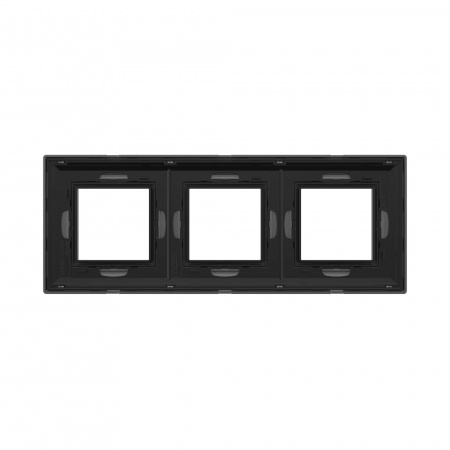 DKC Avanti Темно-Серый Металл Рамка 6 модулей