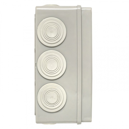 EKF PROxima Коробка распаячная КМР-050-043 пылевлагозащитная, 12 мембранных вводов, уплотнительный шнур (240х190х90)