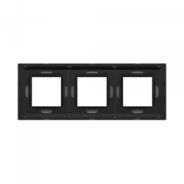 DKC Avanti Темно-Серый Металл Рамка 6 модулей