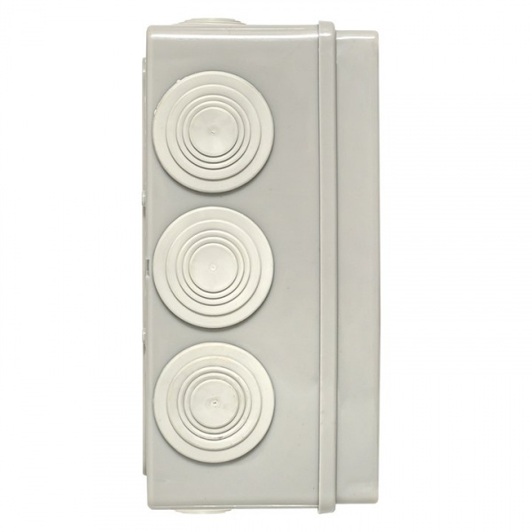 EKF PROxima Коробка распаячная КМР-050-043 пылевлагозащитная, 12 мембранных вводов, уплотнительный шнур (240х190х90)