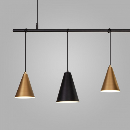 Подвесной светильник 50088/5 черный / золото Eurosvet Castle