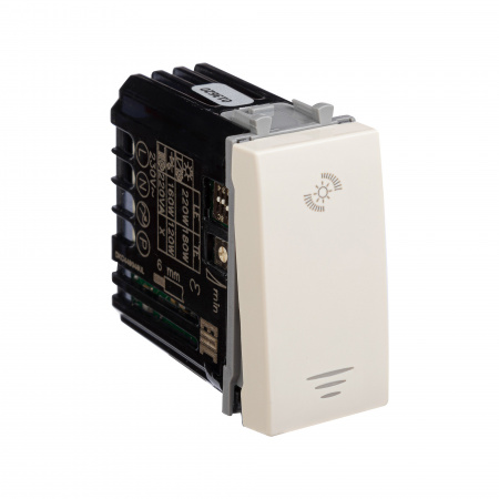 DKC Avanti Ванильная дымка Диммер кнопочный для LED ламп 1 модуль