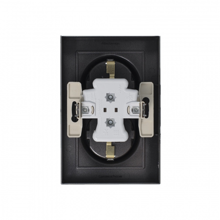 SE AtlasDesign Мокко Розетка с/з двойная, 16А, в сборе