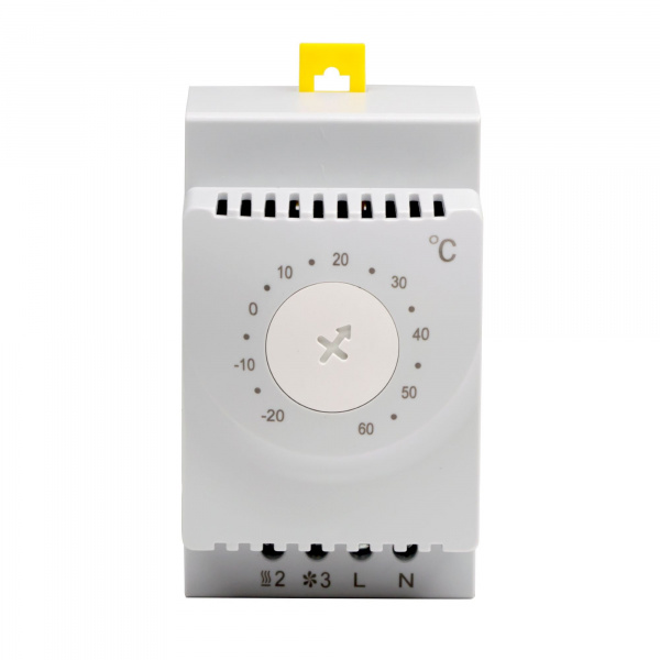 DKC Термостат электронный с регулируемым диапазоном температуры -20…+60°C, переключающий контакт