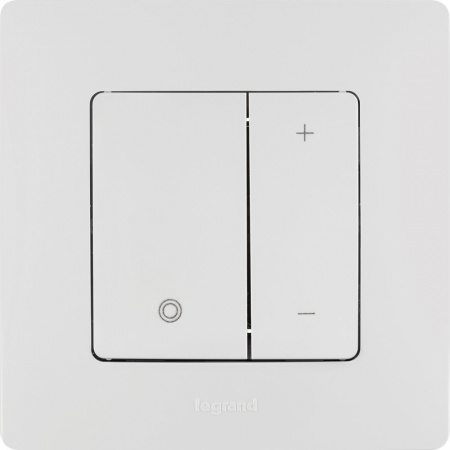 Legrand Etika Белый Светорегулятор нажимной, 400Вт