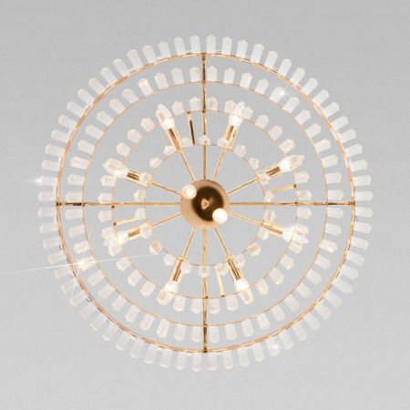 Подвесная люстра 10130/10 золото Eurosvet Elegante