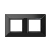 DKC Avanti Черный Металл Рамка 4 модуля