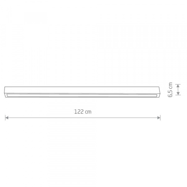 Потолочный светильник Nowodvorski Straight Ceiling Led L 7600