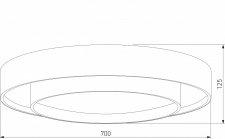 Потолочный светильник 90331/2 серый Eurosvet Force