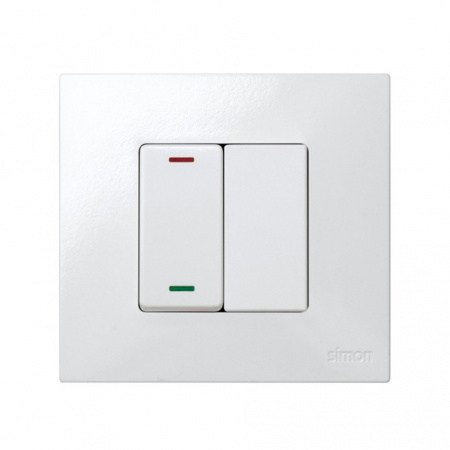 Simon 27  Белый Индикатор системы «ждите-входите» узкий 230В~