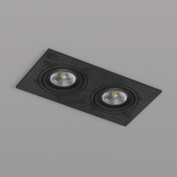 DK3022-BK Встраиваемый светильник, IP 20, 10 Вт, GU5.3, LED, черный, пластик