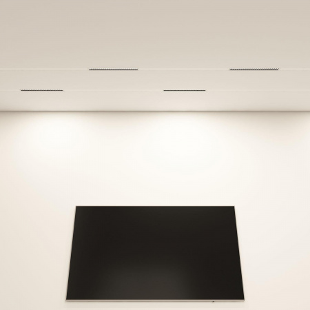 DK8006-WB Акцентный светильник SMART LENS 9W DIM 3000K-6000K белый с черным