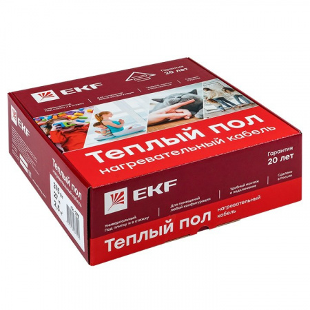 EKF Теплый пол (нагревательный кабель) 2250Вт 152 м 15 м2 Proxima