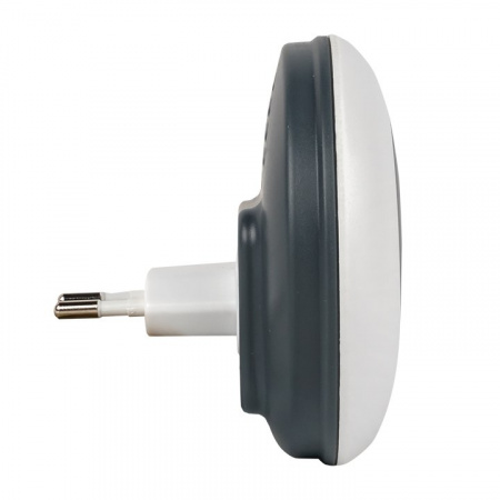 EKF PROxima Звонок беспроводной в розетку Powerself (230В, бел.-сер. 51 мелод. с индик. 4 ур.)