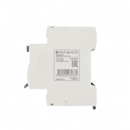 SE City9 Set Выключатель дифференциального тока (ВДТ) 63А 4P 100мА Тип-AC 400В